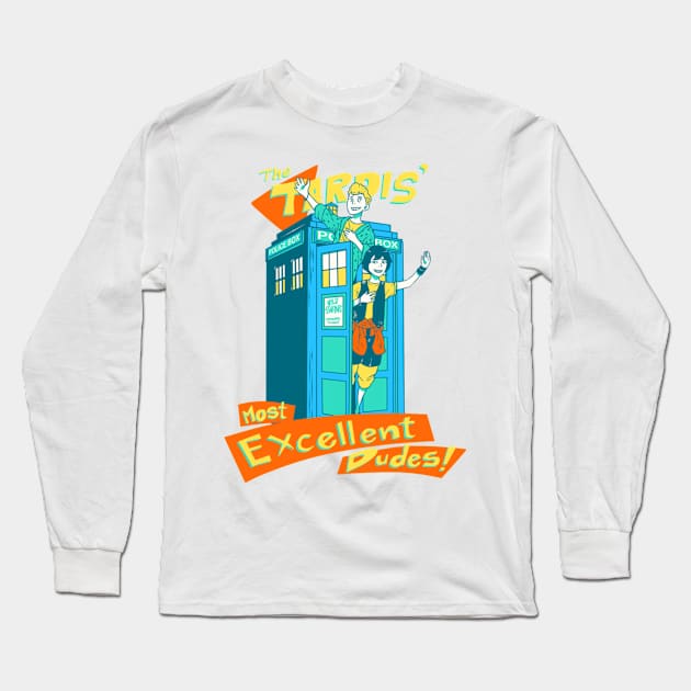 TARDIS Adventure Long Sleeve T-Shirt by gtjiyeon